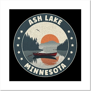 Ash Lake Minnesota Sunset Posters and Art